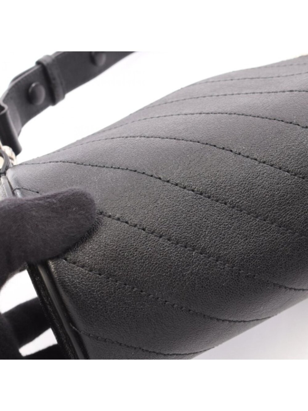 Gucci Shoulder Bag Blondie Black Leather Di Mini - Picture 7 of 7